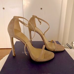 Nudist Sandal in Mojave Suede